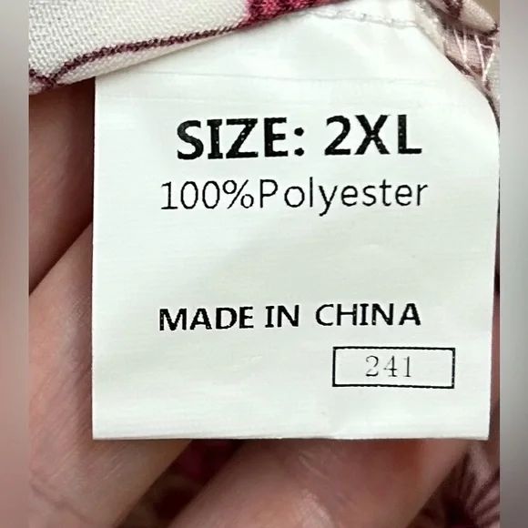 NWT Dokotoo 2X Floral Pink Long Sleeve Dress Tiered Dress - Picture 6 of 6